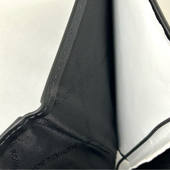 Michael Kors Men’s Slim Billfold Signature Wallet Black Jet Set Mens 86F2SMNF5B - Picture 7 of 16